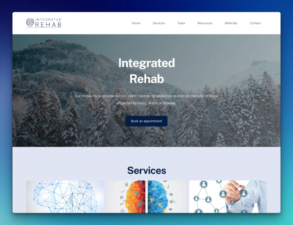Integrated Rehab Services Website